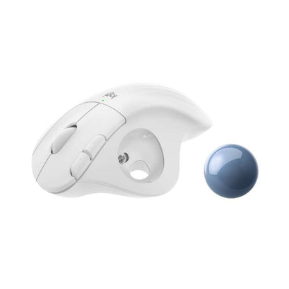 Logitech Ergo M575 Raton Inalambrico Trackball USB 2000dpi - 5 Botones - Uso Diestro - Color Blanco 1 pieza(s)