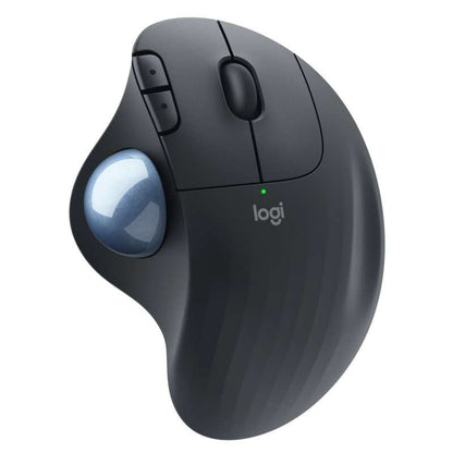 Logitech - Ergo M575 ratón Oficina mano derecha RF Wireless + Bluetooth Trackball 2000 DPI