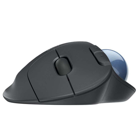 Logitech - Ergo M575 ratón Oficina mano derecha RF Wireless + Bluetooth Trackball 2000 DPI