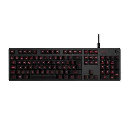 Logitech G413 Teclado Mecanico Gaming USB - Retroiluminacion en Rojo - Teclas de Acceso Directo - Cable de 1.80m - Color Negro 1 pieza(s)