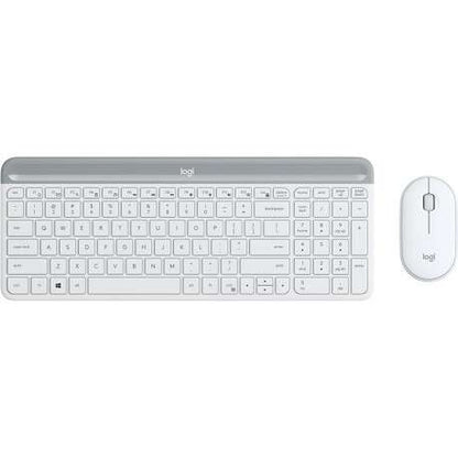 Logitech - MK470 teclado Ratón incluido Oficina RF inalámbrico Español Blanco