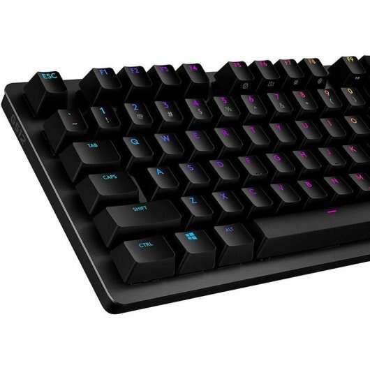 Logitech G512 Teclado Mecanico Gaming USB - Teclas Mecanicas GX Brown - Iluminacion RGB Lightsync - Superficies de Metal - Cable de 1.80cm - Color Negro 1 pieza(s)