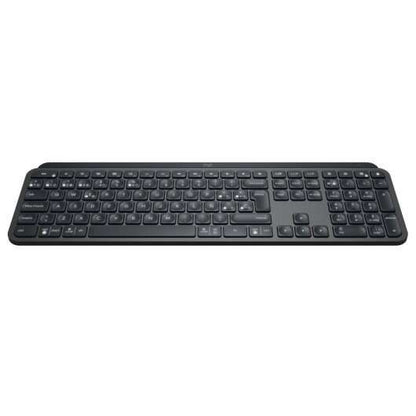 Logitech MX Keys Teclado Inalambrico USB - Teclas Retroiluminadas con Deteccion de Proximidad de Manos - Iluminacion Ajustable - Color Negro 1 pieza(s)