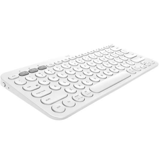 Logitech - K380 Multi-Device teclado Universal Bluetooth QWERTZ Español Blanco