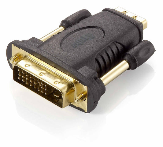 Equip - 118908 cambiador de género para cable DVI (24+1) HDMI A Negro