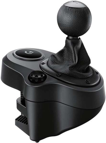 Logitech Driving Force Shifter Palanca de Cambios Compatible con PS4, Xbox One y PC - 6 Velocidades y Marcha Atras - Acero y Cuero - Montaje en Soporte 1 pieza(s)