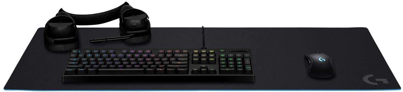 Logitech G840 Alfombrilla XL Gaming - Flexible - Base de Goma - 90x40x0.3cm - Color Negro 1 pieza(s)