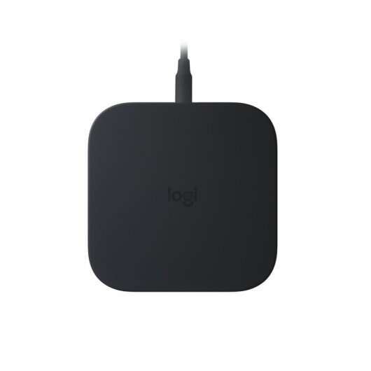 Logitech Powered Pad Cargador Rapido Inalambrico para Smartphones - 9W - Tecnologia QI - Indicador LED - Color Negro 1 pieza(s)