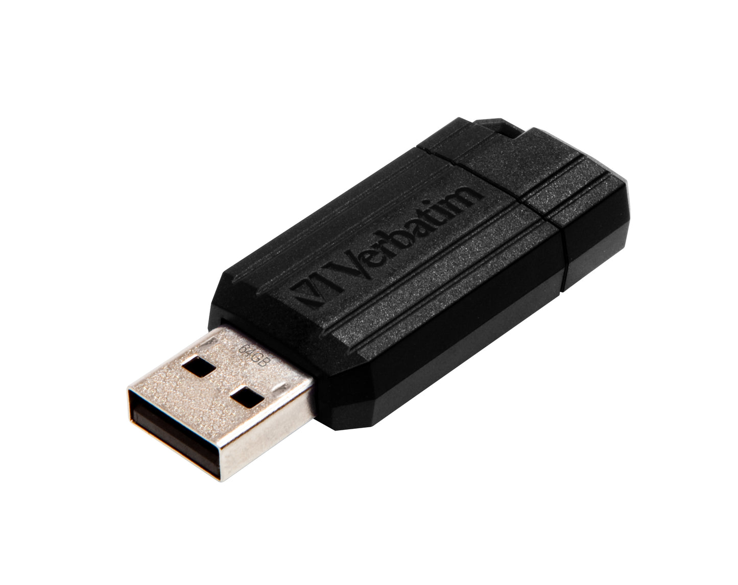 Verbatim - PinStripe - Unidad USB de 64 GB - Negro