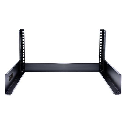 StarTech.com - Rack 4U de 19" de Marco Abierto para Sobremesa con 2 Columnas - Rack para Equipos de Ordenador  AV o de Datos con Capacidad de Carga de 42kg - con Tuercas/Tornillos Enjaulados