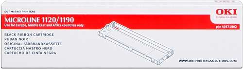 OKI ML1120/ML1190 Negra Cinta Matricial Original - 43571802 Tintasmurcia.com