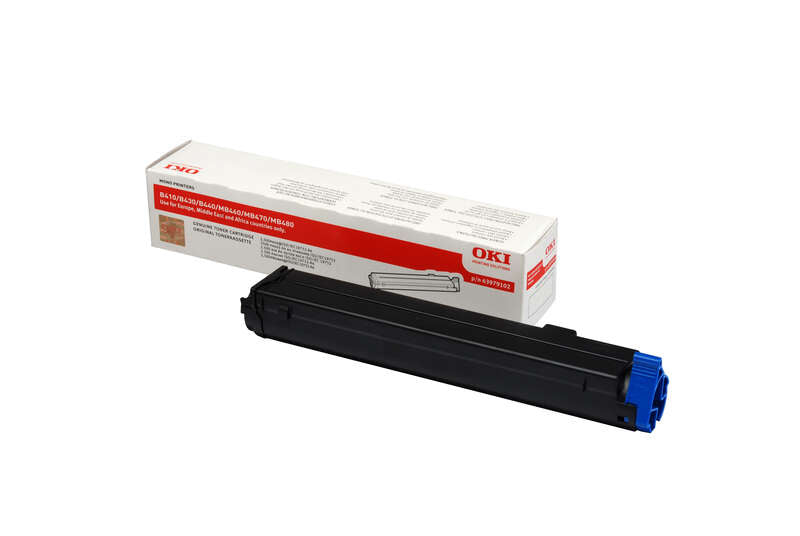 OKI B410/B420/B430/B440/MB460/MB470/MB480 Negro Cartucho de Toner Original - 43979102 Tintasmurcia.com