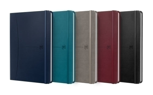 Oxford - CUADERNO SIGNATURE A5 TAPA EXTRADURA 80H LISO COLORES SURTIDOS CLASICOS OXFORD - Pack de 5 unidades - 400163614