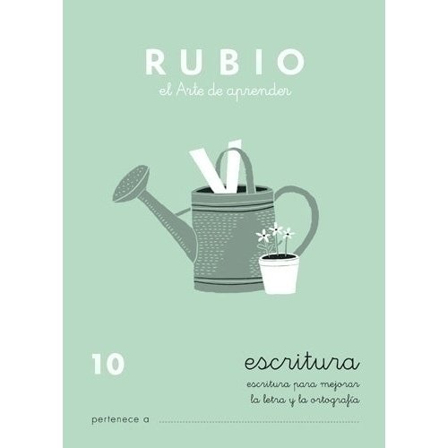 Miquelrius - CUADERNOS RUBIO ESCRITURA 10 - Pack de 10 Unidades - C10