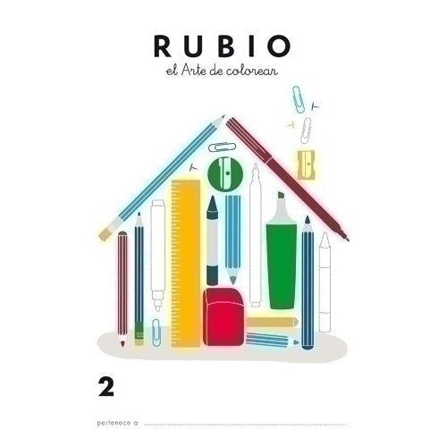 Miquelrius - CUADERNO RUBIO A4 de COLOREAR 2 - Pack de 10 unidades