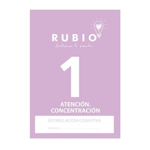 Miquelrius - CUADERNO RUBIO A4 ESTIM.COGN.ATENCION 1 - Pack de 5 unidades