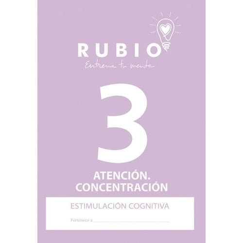 Miquelrius - CUADERNO RUBIO A4 ESTIM.COGN.ATENCION 3 - Pack de 5 unidades