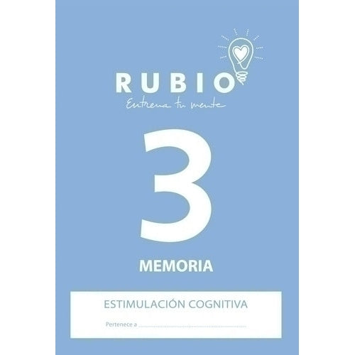 Miquelrius - CUADERNO RUBIO A4 ESTIM.COGN.MEMORIA 3 - Pack de 5 unidades