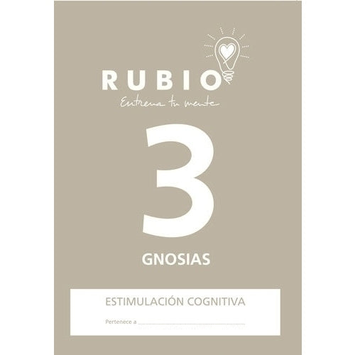 Miquelrius - CUADERNO RUBIO A4 ESTIM.COGN.GNOSIAS 3 - Pack de 5 unidades