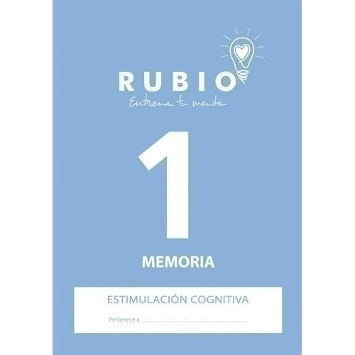 Miquelrius - CUADERNO RUBIO A4 ESTIM.COGN.MEMORIA 1 - Pack de 5 unidades