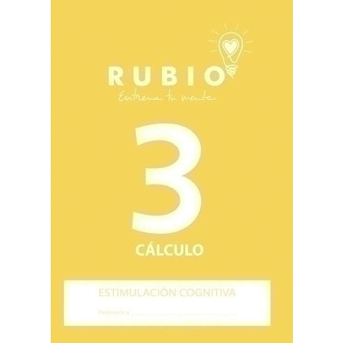 Miquelrius - CUADERNO RUBIO A4 ESTIM.COGN.CALCULO 3 - Pack de 5 unidades