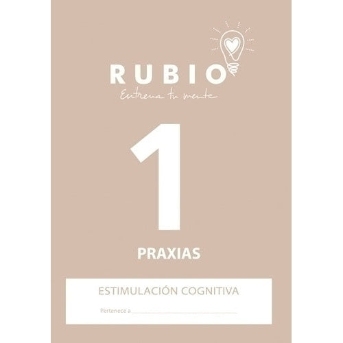 Miquelrius - CUADERNO RUBIO A4 ESTIM.COGN.PRAXIAS 1 - Pack de 5 unidades