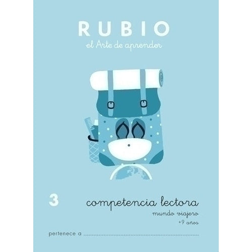 Miquelrius - CUADERNO RUBIO A5 COMPETENCIA LECTORA 3 - Pack de 5 unidades