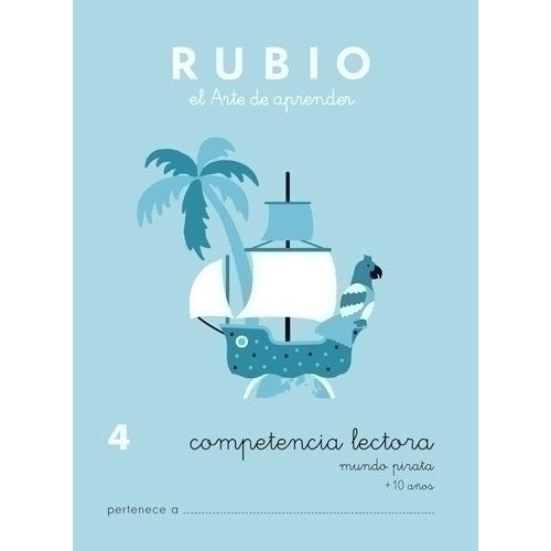 Miquelrius - CUADERNO RUBIO A5 COMPETENCIA LECTORA 4 - Pack de 5 unidades