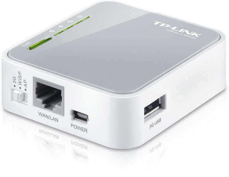 TP-Link - TL-MR3020 router inalámbrico Ethernet rápido Banda única (2 4 GHz) 4G Plata  Blanco