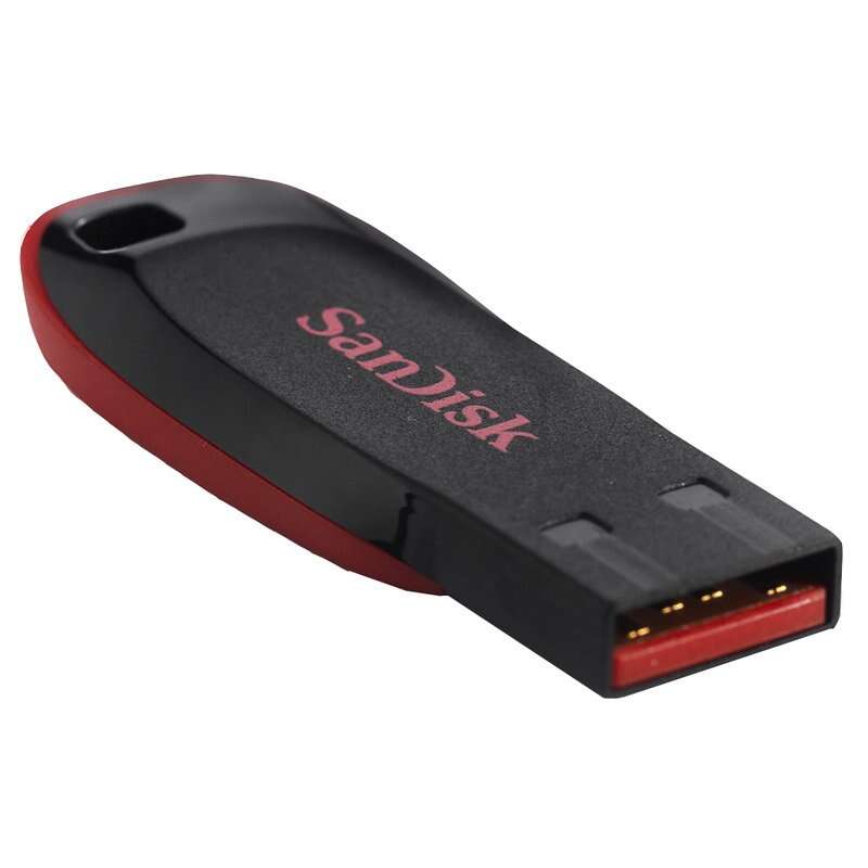 SanDisk - Cruzer Blade unidad flash USB 32 GB USB tipo A 2.0 Negro  Rojo