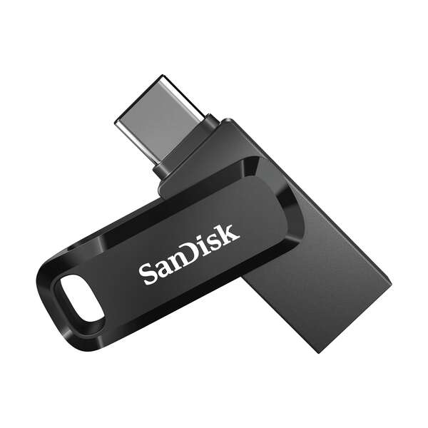 SanDisk - Ultra Dual Drive Go unidad flash USB 32 GB USB Type-A / USB Type-C 3.2 Gen 1 (3.1 Gen 1) Negro