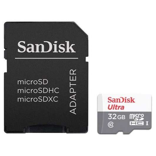 SanDisk - Ultra microSD 32 GB MicroSDHC UHS-I Clase 10