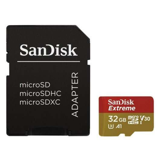 SanDisk - Extreme 32 GB MicroSDHC UHS-I Clase 10