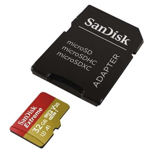 SanDisk - Extreme 32 GB MicroSDHC UHS-I Clase 10