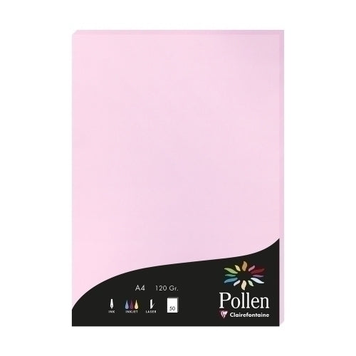 Clairefontaine - PAPEL CLAIREFONTAINE POLLEN A4 50h ROSA