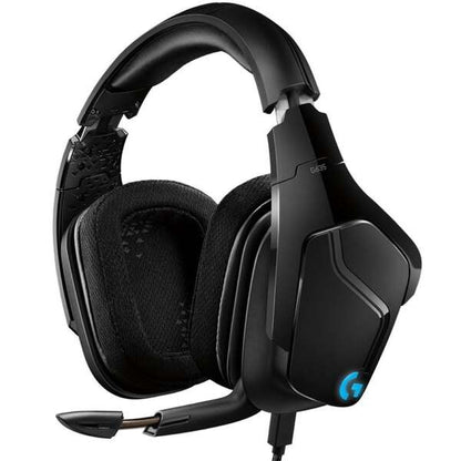 Logitech G635 Auriculares Gaming USB DTS 7.1 LightSync con Microfono - Iluminacion RGB - Microfono Plegable - Diadema Ajustable - Almohadillas Acolchadas - Controles en Auricular - Cable de 2.80m - Color Negro 1 pieza(s)