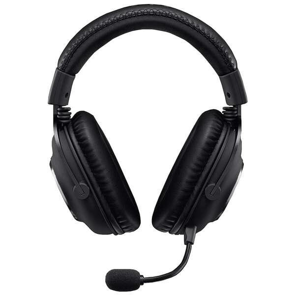 Logitech G Pro Auriculares Gaming con Microfono - Microfono Plegable - Diadema Ajustable - Almohadillas Acolchadas - Altavoces de 50mm - Cable de 2m - Color Negro 1 pieza(s)