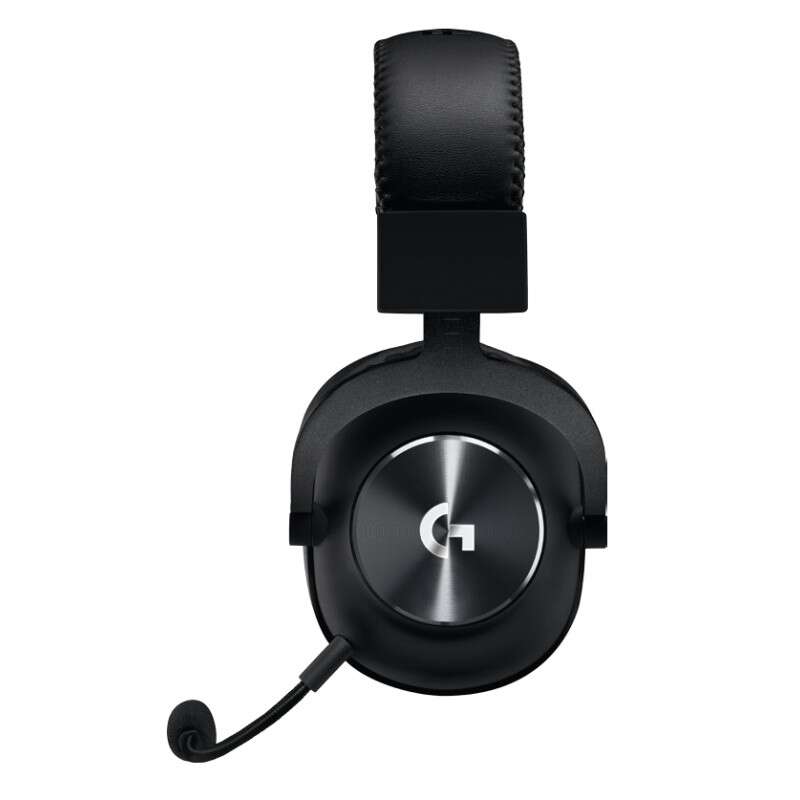 Logitech G Pro Auriculares Gaming con Microfono - Microfono Plegable - Diadema Ajustable - Almohadillas Acolchadas - Altavoces de 50mm - Cable de 2m - Color Negro 1 pieza(s)