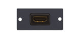 Kramer Electronics - HDMI Wall Plate Insert caja de tomacorriente Negro