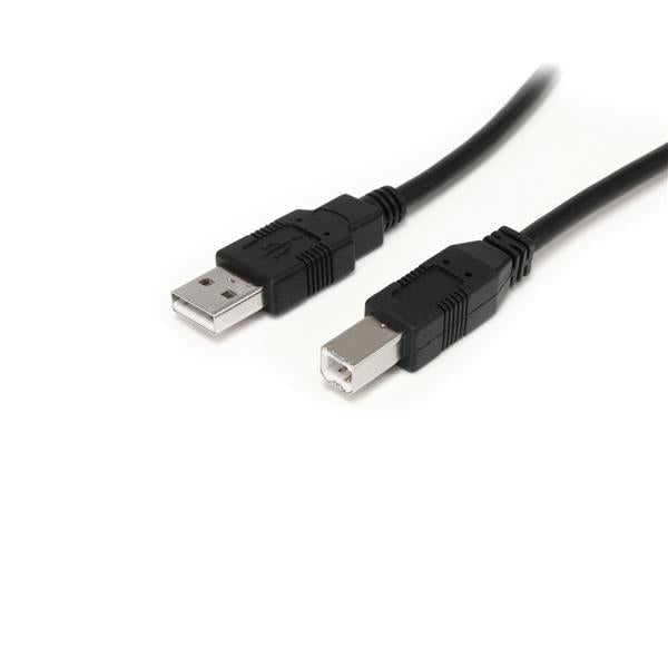 StarTech.com - Cable USB Activo de 10m para Impresora - 1x USB A Macho - 1x USB B Macho - Adaptador Negro