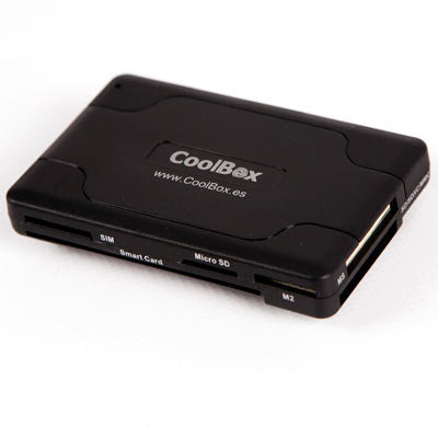 CoolBox - CRE-065 USB 2.0 Negro lector de tarjeta