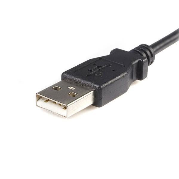 StarTech.com - Cable Adaptador de 1m USB A Macho a Micro USB B Macho para Teléfono Móvil Carga y Datos - Negro