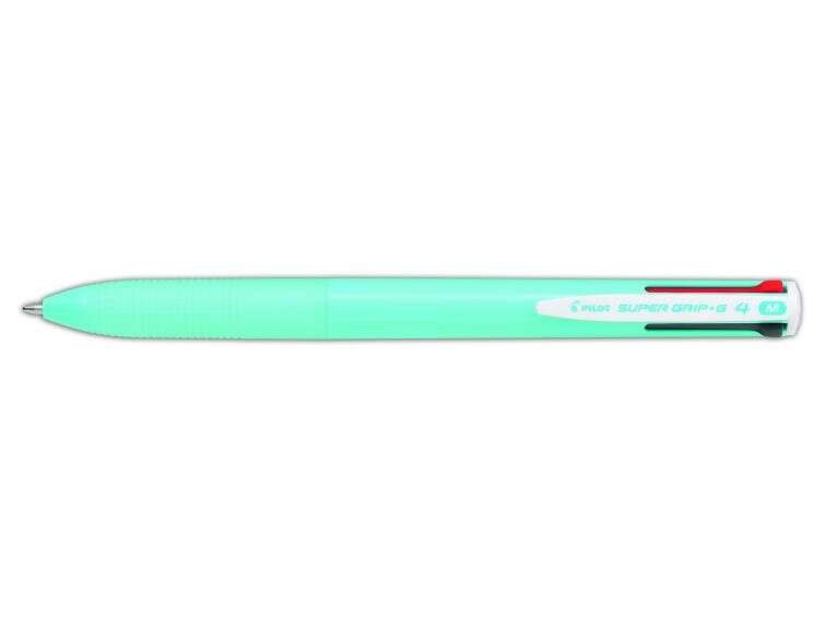 Pilot - PILOT BOLIGRAFO SUPERGRIP G 4 COLORES TINTA CUERPO AZUL CLARO -12U-