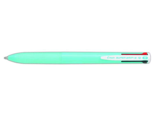 Pilot - PILOT BOLIGRAFO SUPERGRIP G 4 COLORES TINTA CUERPO AZUL CLARO -12U-