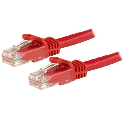 StarTech.com - Cable de Red Ethernet Cat6 Sin Enganche de 5m Rojo - Cable Patch Snagless RJ45 UTP