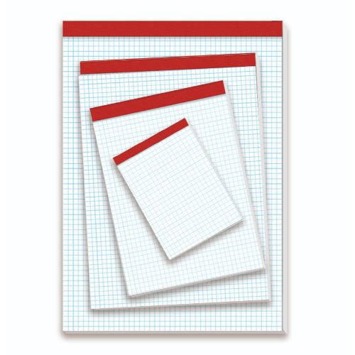 Pacsa - BLOC DE NOTAS SIN TAPA 60 GRS. FOLIO (215X310MM.) 80 HOJAS CUADRÍCULA 4X4 PACSA - Pack de 10 unidades - 18136