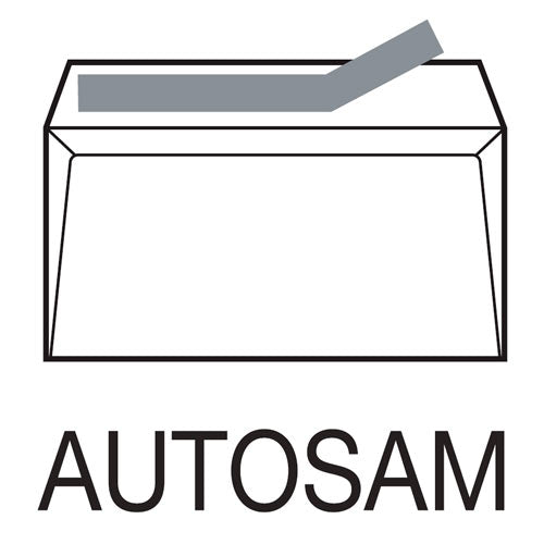 Sam - CAJA 500 SOBRES DIN C5 (162X229) OFFSET BLANCO 90 GRS. OPEN VENTANA DERECHA B.60 D.20 AUTOSAM AUTOADHESIVO CON TIRA DE SILICONA SAM 266744