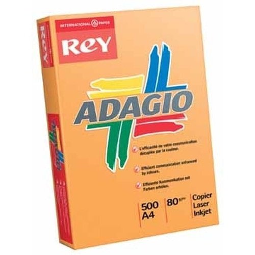 Adagio - PAQUETE 500 HOJAS PAPEL A4 80GR. ROSA PALIDO ADAGIO 156222