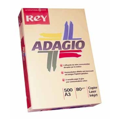 Adagio - PAQUETE 500 HOJAS PAPEL A3 80GR. AZUL PALIDO ADAGIO 156237