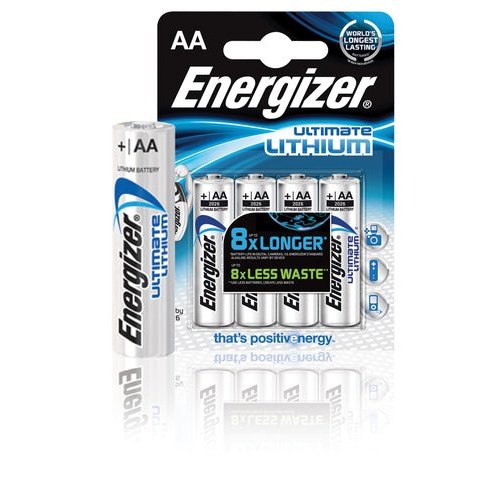 Energizer - BLISTER 4 PILAS ULTIM LITHIUM TIPO L91 (AA) ENERGIZER 639155